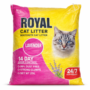 Royal Litter Lavender Cat Litter 25L – Strong Clumping & Odor Control